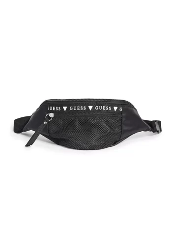 Guess Nylon and Canvas Kangaroo Mesh Bag